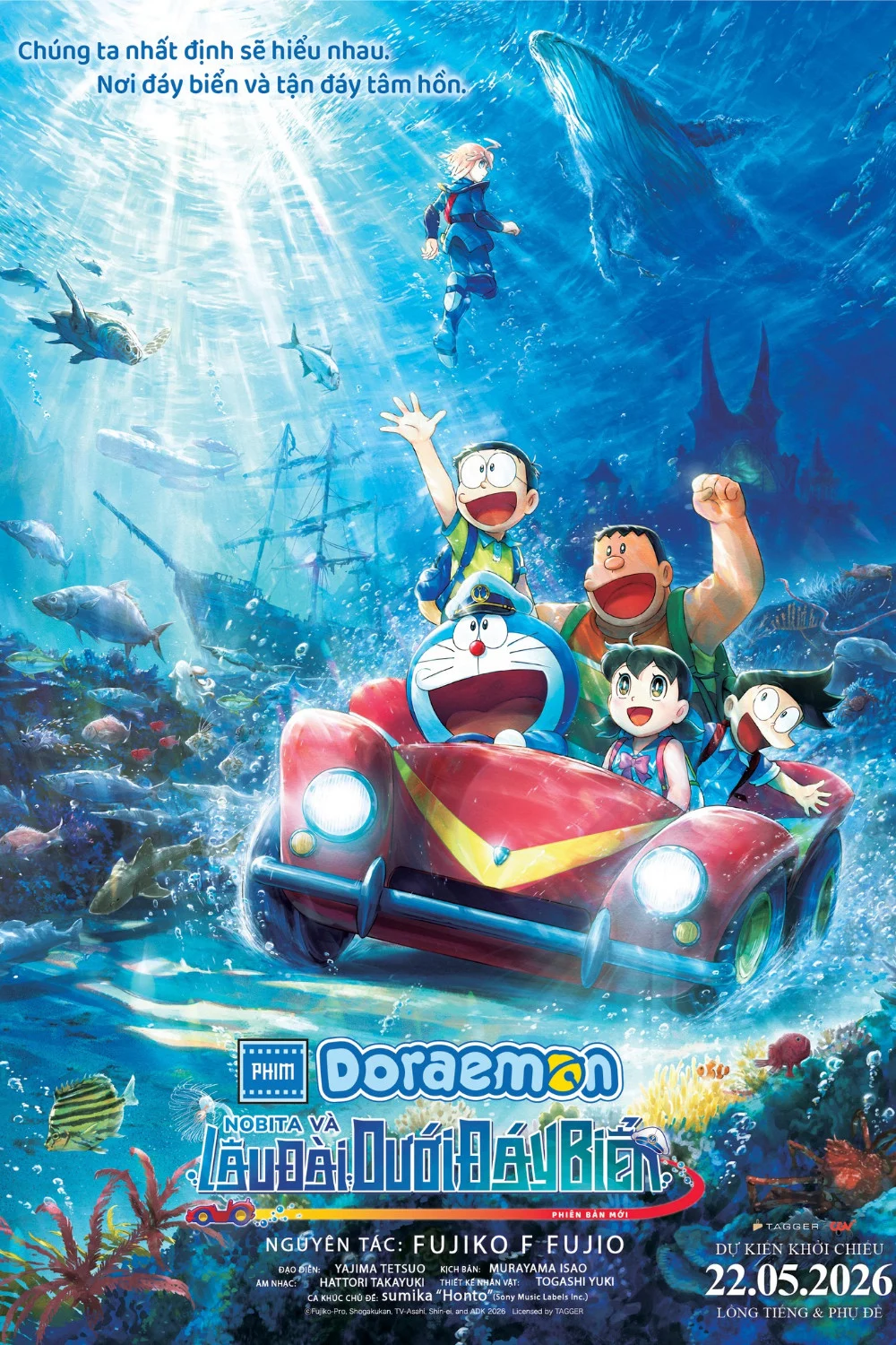 Doraemon: Phiên bản mới – Nobita Và Lâu Đài Dưới Đáy Biển - Doraemon the Movie: New Nobita and the Castle of the Undersea Devil